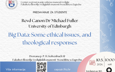 Big Data: Some ethical issues, and theological responses