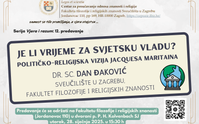 Je li vrijeme za svjetsku vladu? Političko-religijska vizija Jacquesa Maritaina